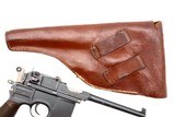 Mauser C96 Broomhandle Pistol, Prewar Commercial, Holster, 133242, FB01558 - 5 of 13