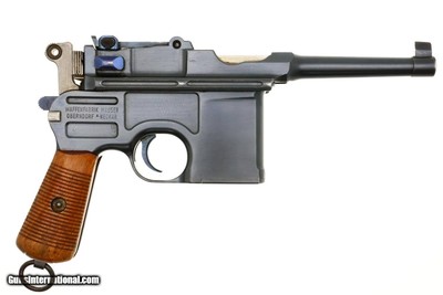 Spectacular Mauser C96 Broomhandle, Post War Mauser Banner Bolo, FB01556