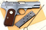 Colt M1908 Hammerless, Box & Docs, 137383, FB01688 - 2 of 15