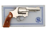 Virtually New S&W M36-1 Nickel Finish Revolver, Boxed, J512352, FB01545 - 2 of 17