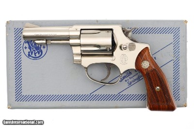 Virtually New S&W M36-1 Nickel Finish Revolver, Boxed, J512352, FB01545