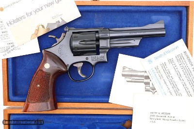 Gorgeous S&W 27-2 Revolver, .357 Mag., 5'' Barrel, Cased, N493023, FB01254