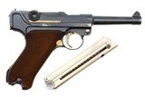 Scarce German Military G-Date Mauser Luger, Made in 1935, 3614f, FB01674 - 3 of 19