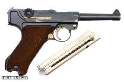 Scarce German Military G-Date Mauser Luger, Made in 1935, 3614f, FB01674 - Image 3 of 19