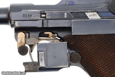 Scarce German Military G-Date Mauser Luger, Made in 1935, 3614f, FB01674 - Image 4 of 19