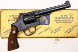 Gorgeous S&W K38 Target Masterpiece Revolver, Boxed, K93283, FB01534 - 2 of 21