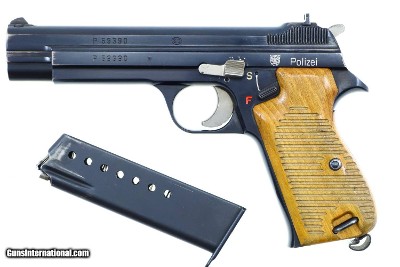 Swiss SIG P210-1, High Polish, Thurgau Police Pistol, 9mmP, P59390, FB01959