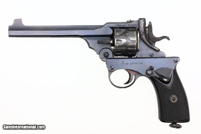 Rare Webley-Fosbery 1902 .38 ACP Semi-Auto Revolver, 98%+, 1299, FB1958