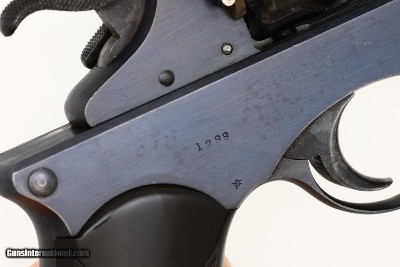 Rare Webley-Fosbery 1902 .38 ACP Semi-Auto Revolver, 98%+, 1299, FB1958 - Image 18 of 20