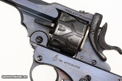 Rare Webley-Fosbery 1902 .38 ACP Semi-Auto Revolver, 98%+, 1299, FB1958 - Image 3 of 20