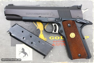 Gorgeous Colt National Match Gold Cup Pistol, Boxed, 28612NM, FB01712