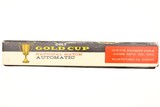 Gorgeous Colt National Match Gold Cup Pistol, Boxed, 28612NM, FB01712 - 9 of 10