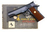 Beautiful Colt National Match Pistol, Gold Cup, Boxed, 3133NM, FB01711 - 2 of 13
