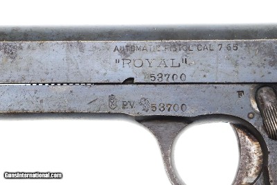 Large Spanish Royal 12-Shot Pistol, Rare External Hammer, 53700, FB00302 - Image 4 of 11