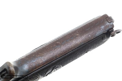 Large Spanish Royal 12-Shot Pistol, Rare External Hammer, 53700, FB00302 - Image 9 of 11