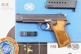 SIG P210-6, Swiss Pistol, 9 Para, Blue Box, Test Target, P60808 Z, FB01016 - 2 of 10