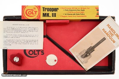 Colt Trooper MK III Revolver, Chrome, .357 Mag, BOX, J89181, FB01532 - Image 18 of 18