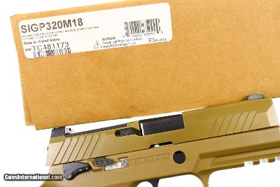 As New SIG SAUER M18 Pistol, U.S. Military Overrun, TC481173, FB00673 - Image 10 of 10