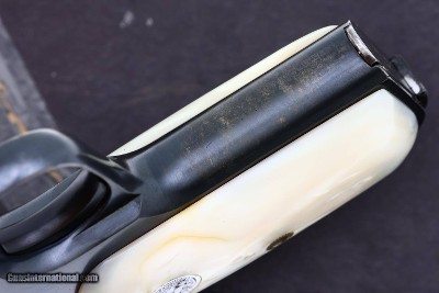 Colt 1908 Hammerless Pistol, Mother-of-Pearl Grips, Box, 35146, FB01641 - Image 6 of 13