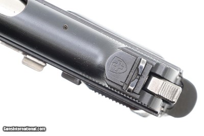 SIG P49 Pistol, Swiss Military, 3rd Variation Rig, A139287, FB00030 - Image 4 of 15