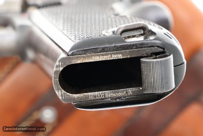 SIG P49 Pistol, Swiss Military, 3rd Variation Rig, A139287, FB00030 - Image 8 of 15
