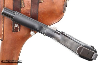 SIG P49 Pistol, Swiss Military, 3rd Variation Rig, A139287, FB00030 - Image 7 of 15