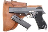 SIG P49 Pistol, Swiss Military, 3rd Variation Rig, A139287, FB00030 - 1 of 15