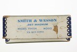 Smith & Wesson Revolver, S&W, M27, Factory Nickel, BOX, S210601, FB01538 - 17 of 19