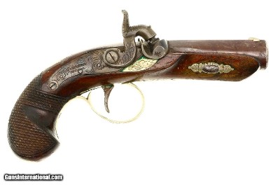 Classic Henry Derringer Percussion Pistol, ANTIQUE!, NSN, O-148 - Image 2 of 10