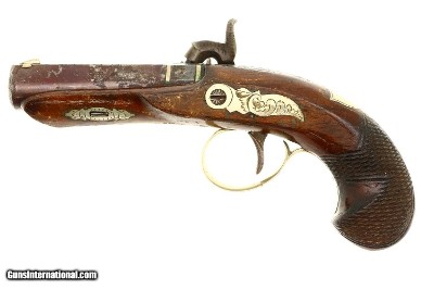 Classic Henry Derringer Percussion Pistol, ANTIQUE!, NSN, O-148
