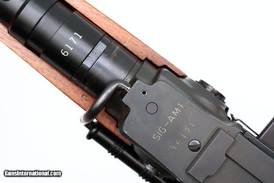 Rare Swiss SIG AMT Semi-Automatic Rifle, Thin Barrel, 16171, FB01932 - Image 10 of 15