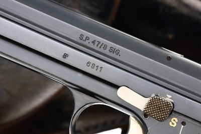 Wonderful, High Condition SIG, SP47-8 Pistol, 6811, FB02050 - Image 3 of 19