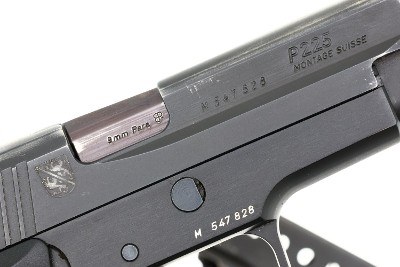 SIG SAUER P225 Pistol, Swiss Thurgau Police, M547828, FB02052 - Image 3 of 10