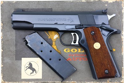 Colt National Match Gold Cup Pistol, Box, 28146-NM, FB01714