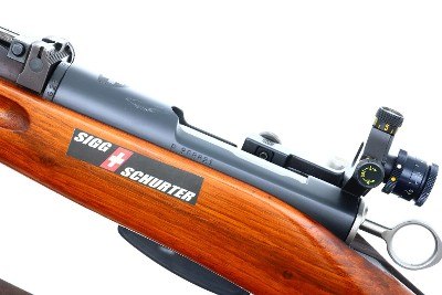 W&F Bern, Swiss K31 Rifle, Upgraded Target Sights, P268621, FB02107 - Image 12 of 17