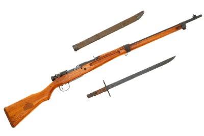 Japanese Arisaka Type 99 Rifle, Last Ditch, Bayonet, 2735, FB01814