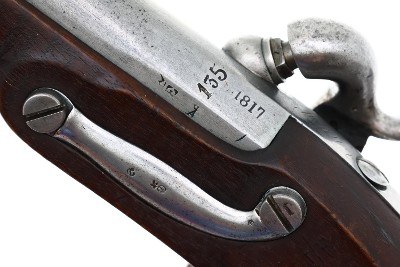 French AN IX Gendarmerie Percussion Pistol, Maubeuge Arsenal, 135, O-152 - Image 7 of 11