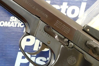 Rare S&W Model 559 Steel Frame Pistol, 1 of 250, Box, A749351, FB00668 - Image 3 of 12