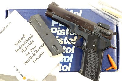 Rare S&W Model 559 Steel Frame Pistol, 1 of 250, Box, A749351, FB00668