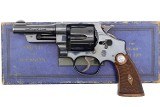 Prewar S&W 38-44 Heavy Duty Revolver, Factory Letter, Early Box, FB01537