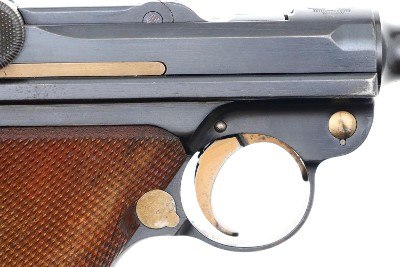 Swiss DWM 1906 Pistol, Swiss Cross in Starburst, Holster, 6508, FB00008 - Image 17 of 25