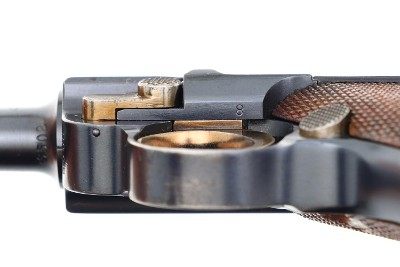 Swiss DWM 1906 Pistol, Swiss Cross in Starburst, Holster, 6508, FB00008 - Image 19 of 25