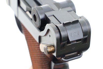 Swiss DWM 1906 Pistol, Swiss Cross in Starburst, Holster, 6508, FB00008 - Image 7 of 25