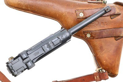 Swiss DWM 1906 Pistol, Swiss Cross in Starburst, Holster, 6508, FB00008 - Image 4 of 25