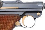Swiss DWM 1906 Pistol, Swiss Cross in Starburst, Holster, 6508, FB00008 - 17 of 25