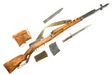 Russian Izhevsk Tokarev SVT-40 Military Rifle, Bayonet, XK3279, FB01828 - 1 of 25