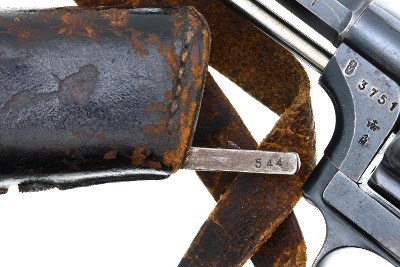 ANTIQUE Bern 1882 Military Revolver, Original Shoulder Stock, 3751, O-247 - Image 12 of 23
