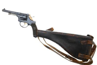 ANTIQUE Bern 1882 Military Revolver, Original Shoulder Stock, 3751, O-247 - Image 5 of 23