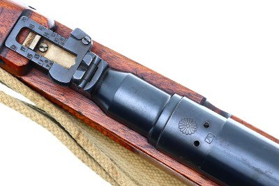 Exceptional WWII Arisaka Type 44 Rifle, Japanese, Intact Mum, FB01803
