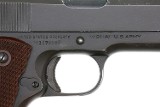 WWII Colt M1911A1 Pistol, Keyes Fiber Grips, Made 1943, 1179686, FB01717 - 4 of 9